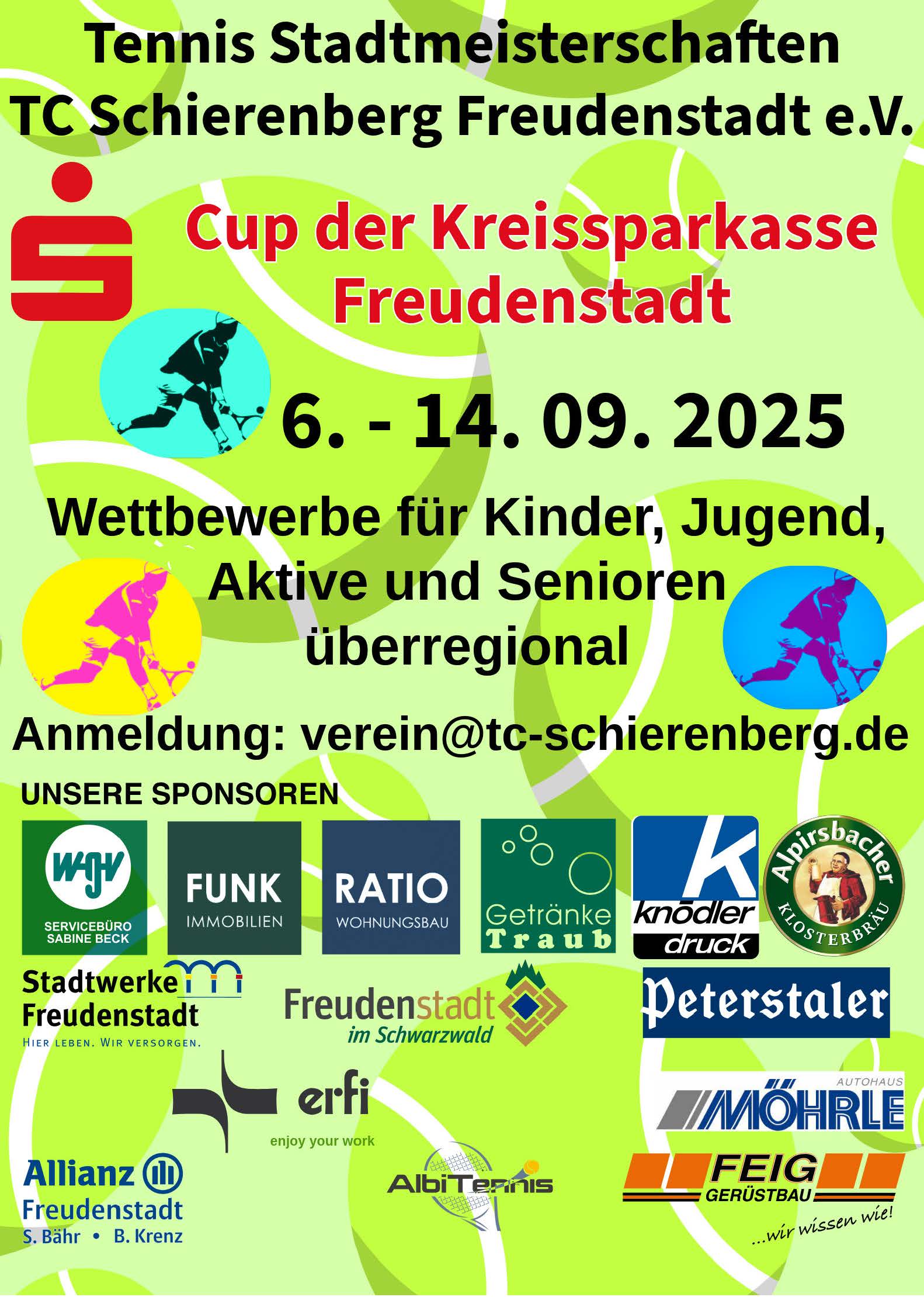 Plakat Stadtmeisterschaften 2025